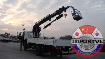 HYUNDAI HD 170 КМУ Hiab 190TM+бур