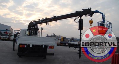 HYUNDAI HD 170 КМУ Hiab 190TM+бур