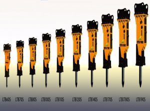 Гидромолоты    для экскаваторов и погрузчиков 