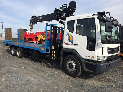 Daewoo Novus (8,5тон) эвакуатор с КМУ - HIAB 160 