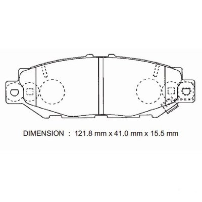 ормозные колодки akebono an-398wk toyota jzx100-105 Rear