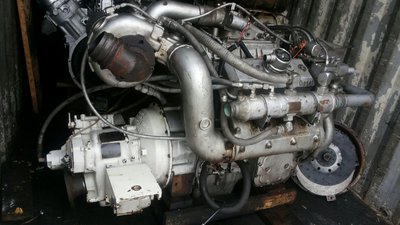 Судовой дизельный двигатель с реверс-редуктором Detroit Diesel 6V92TA