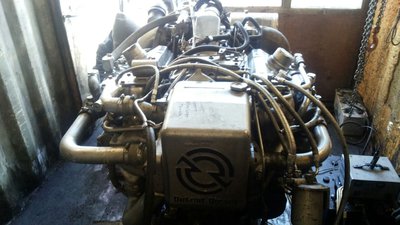 Судовой дизельный двигатель с реверс-редуктором Detroit Diesel 6V92TA