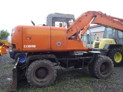 Колесный экскаватор Hitachi  EX100WD-3