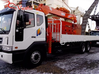 Продается КМУ Kanglim KS 2056 на базе грузовика Daewoo Novus 2012 год (11.5 тонн)