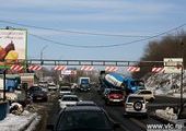 На Рудневском мосту вновь установлена рамка-ограничитель