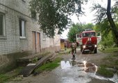 Во время пожара в Лесозаводске были эвакуированы 49 человек